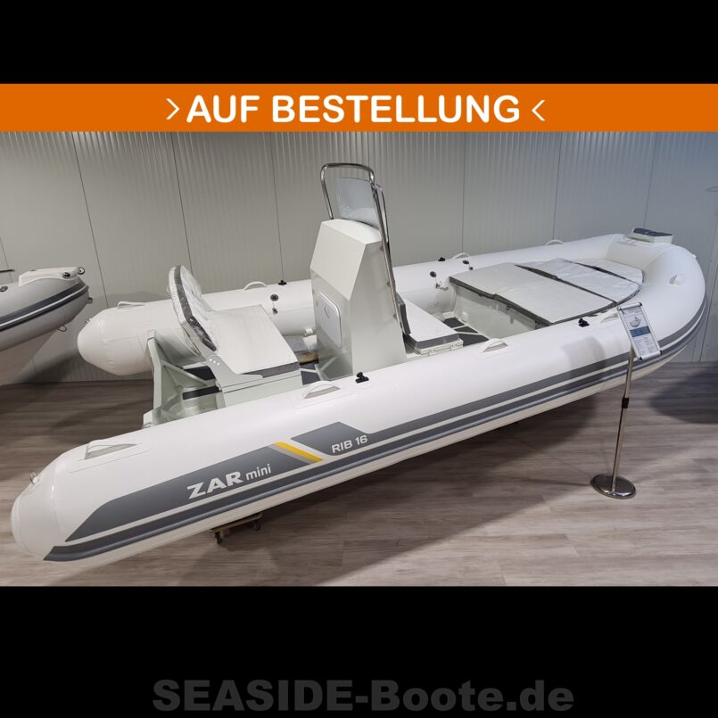 ZAR Mini RIB PRO 16 SC mit Sonnenliege + Yamaha 60 PS ZAR Mini RIB PRO 16 SC mit Sonnenliege + Yamaha 60 PS