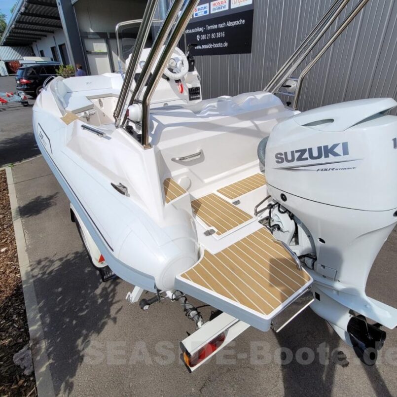 Gebrauchtboot: ZAR Formenti 49SL mit Suzuki, BJ 2021 und Harbeck Trailer Gebrauchtboot: ZAR Formenti 49SL mit Suzuki, BJ 2021 und Harbeck Trailer