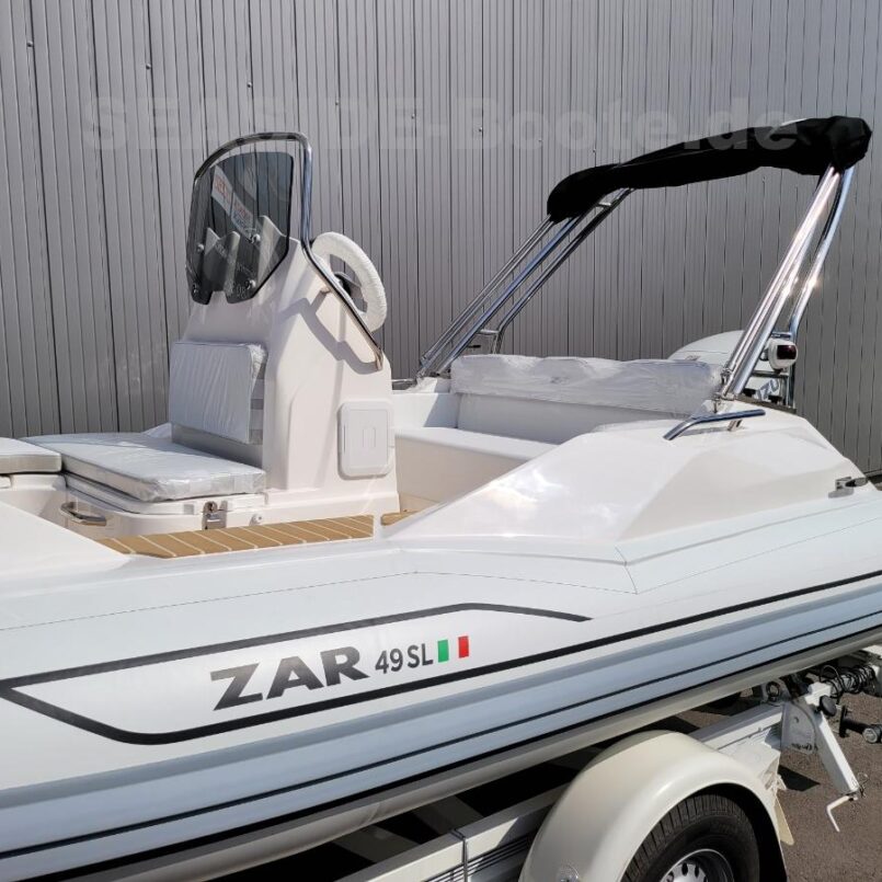 Gebrauchtboot: ZAR Formenti 49SL mit Suzuki, BJ 2021 und Harbeck Trailer Gebrauchtboot: ZAR Formenti 49SL mit Suzuki, BJ 2021 und Harbeck Trailer
