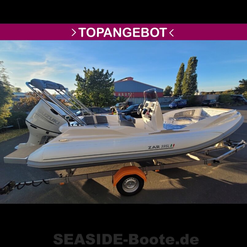 Sonderangebot: ZAR Formenti 59SL mit Sonderausstattung und Suzuki 150PS Sonderangebot: ZAR Formenti 59SL mit Sonderausstattung und Suzuki 150PS