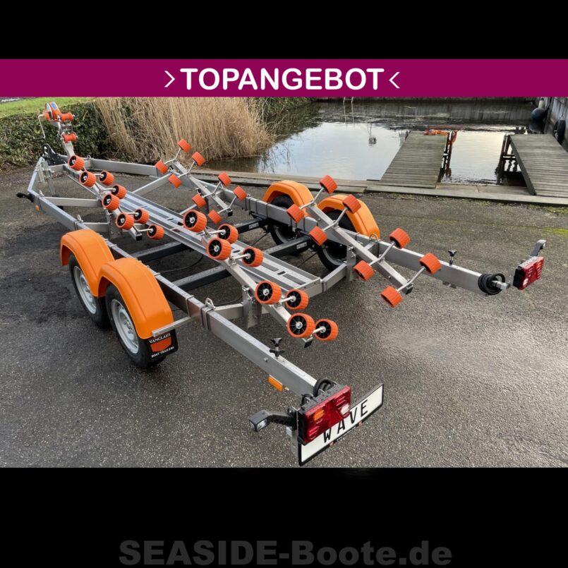 Trailer Vanclaes Excelleron Wave 2500-13″- 650, gebremst 2 Achsen Trailer Vanclaes Excelleron Wave 2500-13″- 650, gebremst 2 Achsen