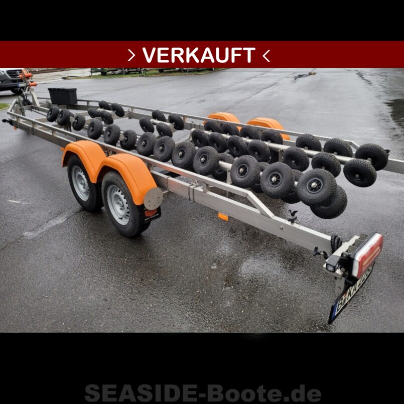 Vorführtrailer Vanclaes RIB Marine GYRO 3500-14″- 850, gebremst 2 Achsen Vorführtrailer Vanclaes RIB Marine GYRO 3500-14″- 850, gebremst 2 Achsen