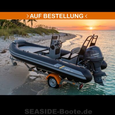 ZAR Mini RIB PRO 16SC Black Line, Länge 5m, Sonderausstattung + Yamaha V-Max 90 PS