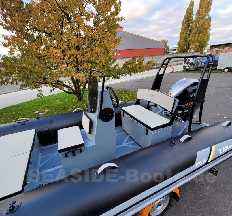 ZAR Mini RIB PRO 16SC Black Line, Länge 5m, Sonderausstattung + Yamaha V-Max 90 PS ZAR Mini RIB PRO 16SC Black Line, Länge 5m, Sonderausstattung + Yamaha V-Max 90 PS