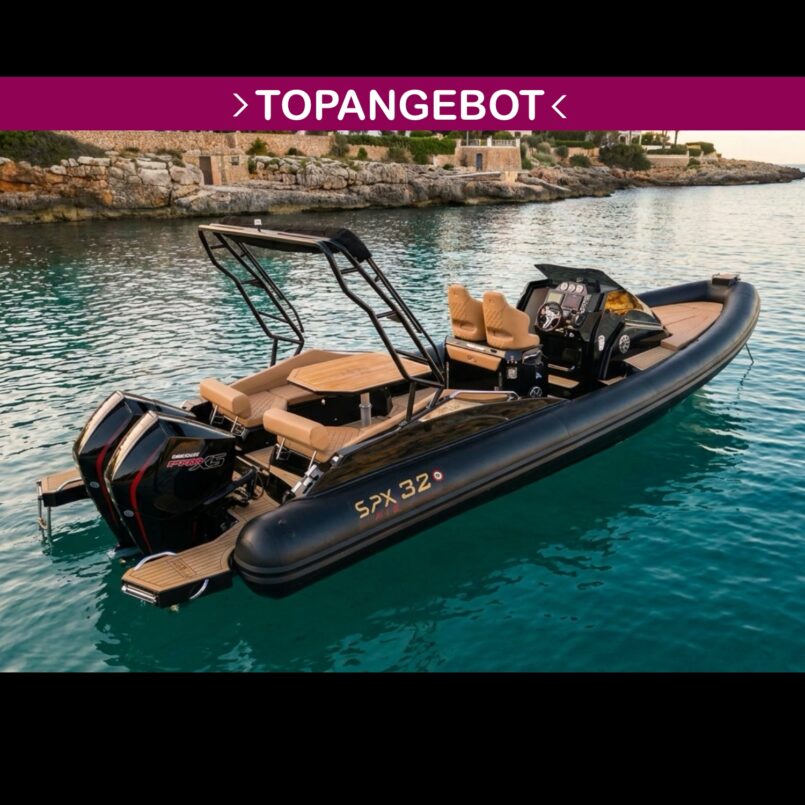SPX RIB 32 Dinette mit 2x Mercury 300 PS – Vorführboot SPX RIB 32 Dinette mit 2x Mercury 300 PS – Vorführboot
