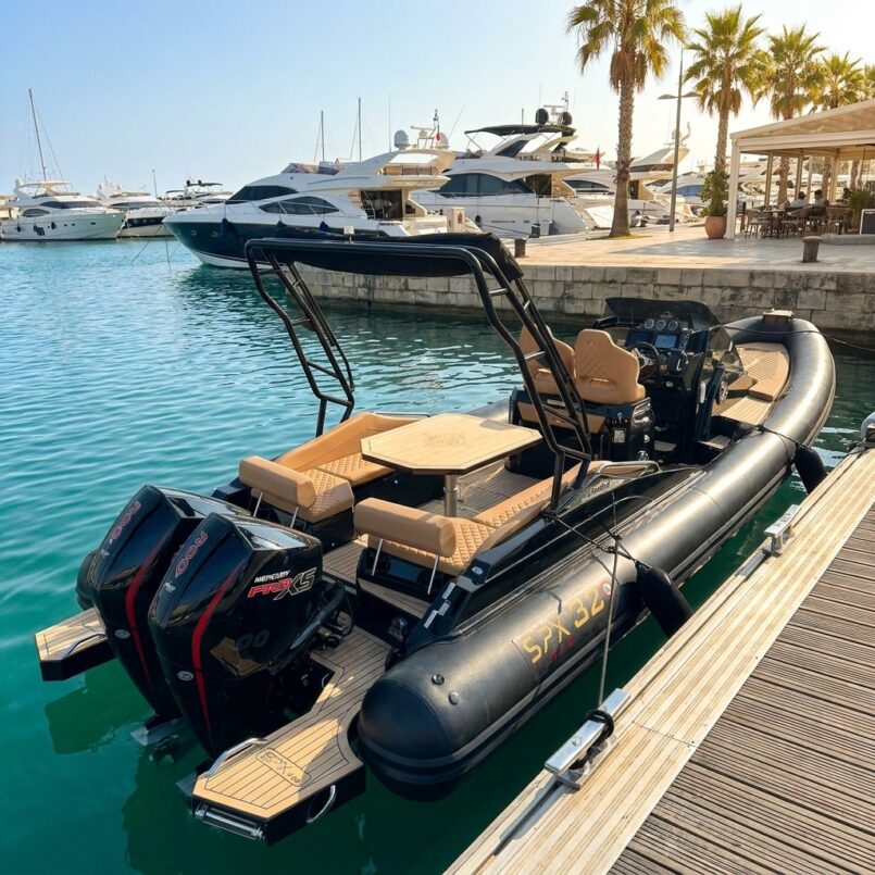 SPX RIB 32 Dinette mit 2x Mercury 300 PS – Vorführboot SPX RIB 32 Dinette mit 2x Mercury 300 PS – Vorführboot