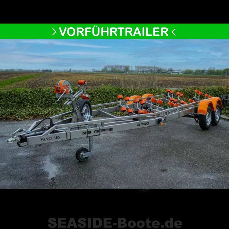 Trailer Vanclaes RIB Marine Wave 1800 -14″- 650, gebremst, 1 Achse Trailer Vanclaes RIB Marine Wave 1800 -14″- 650, gebremst, 1 Achse